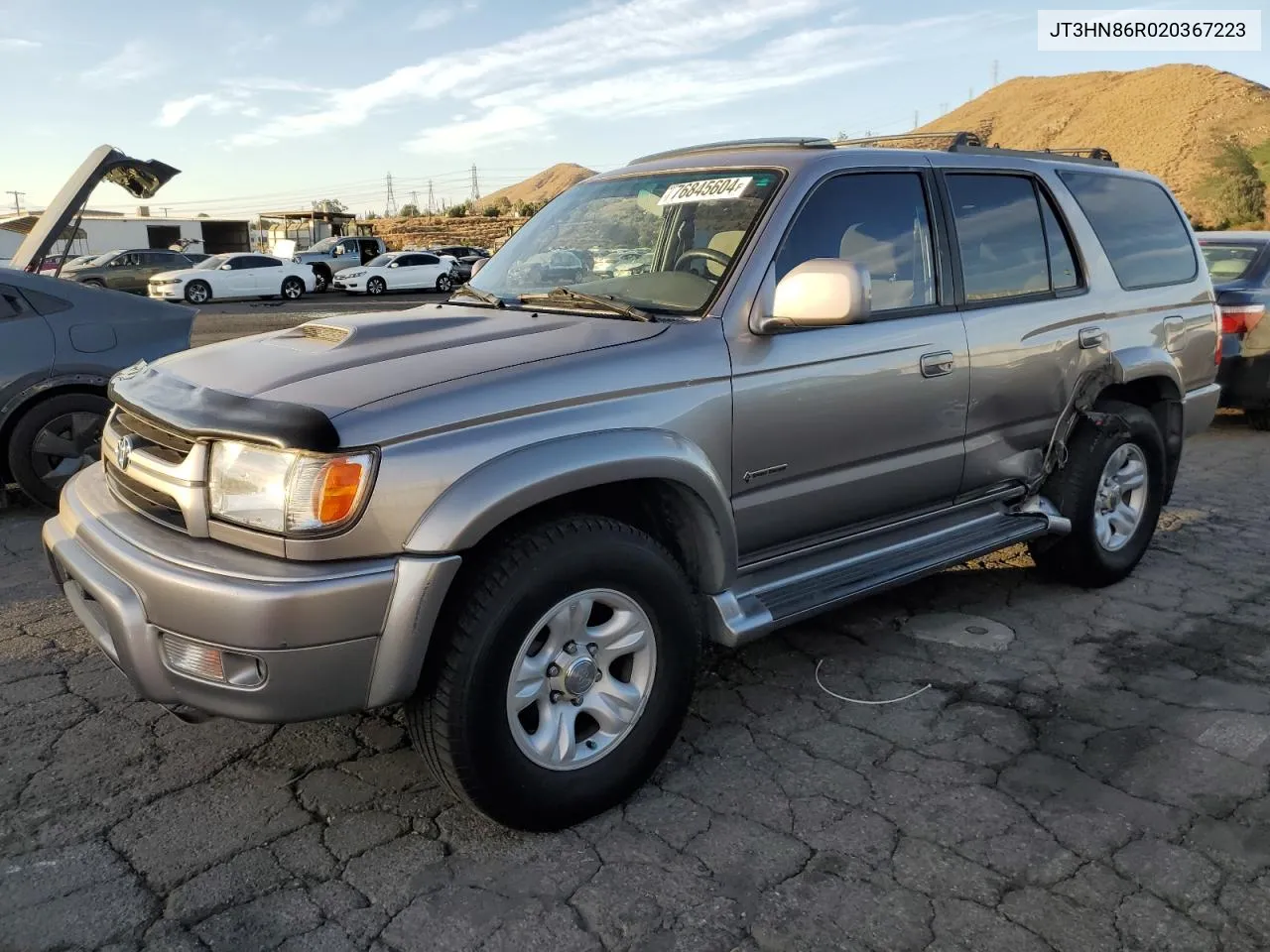 2002 Toyota 4Runner Sr5 VIN: JT3HN86R020367223 Lot: 76845604