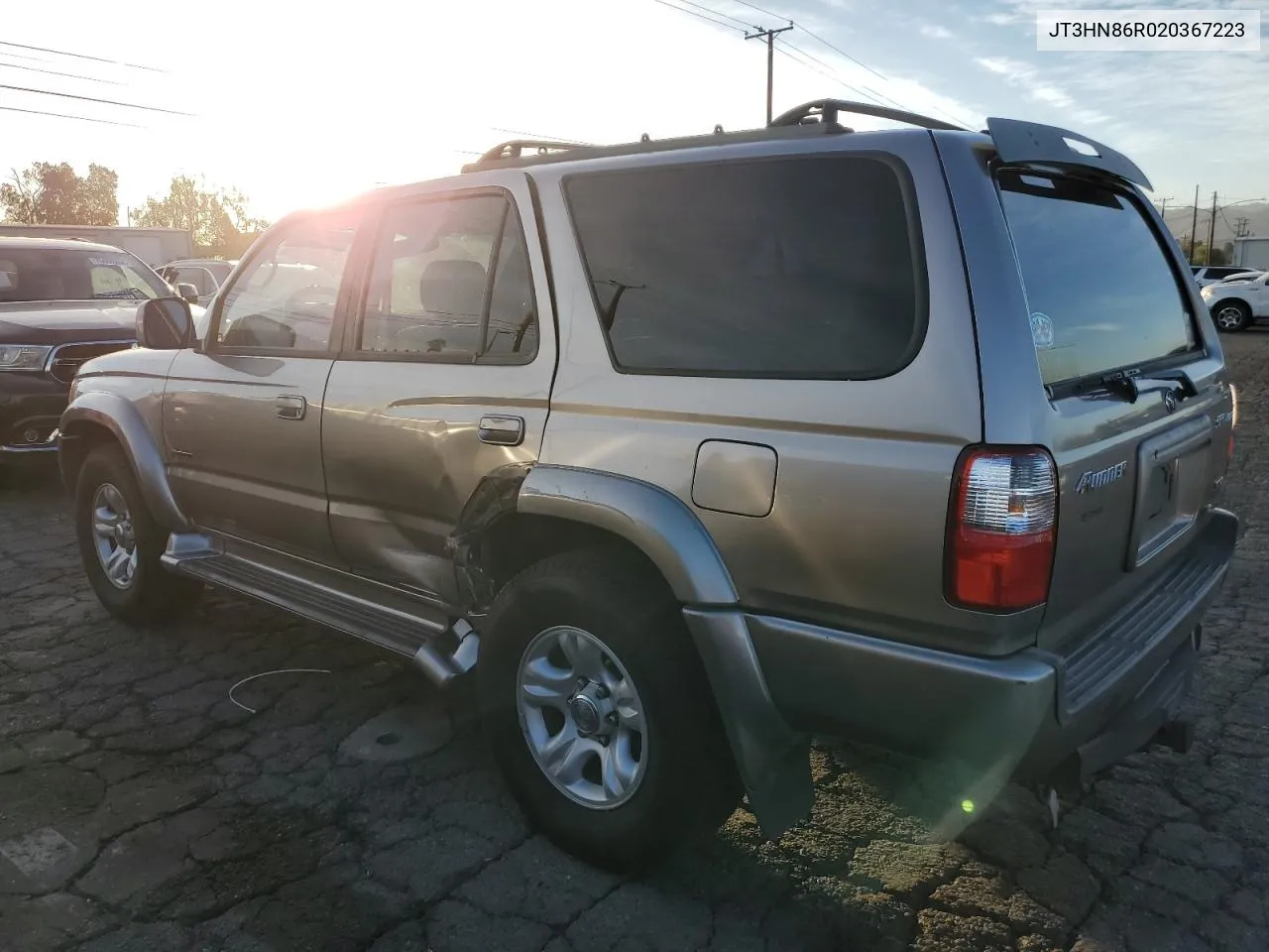 2002 Toyota 4Runner Sr5 VIN: JT3HN86R020367223 Lot: 76845604