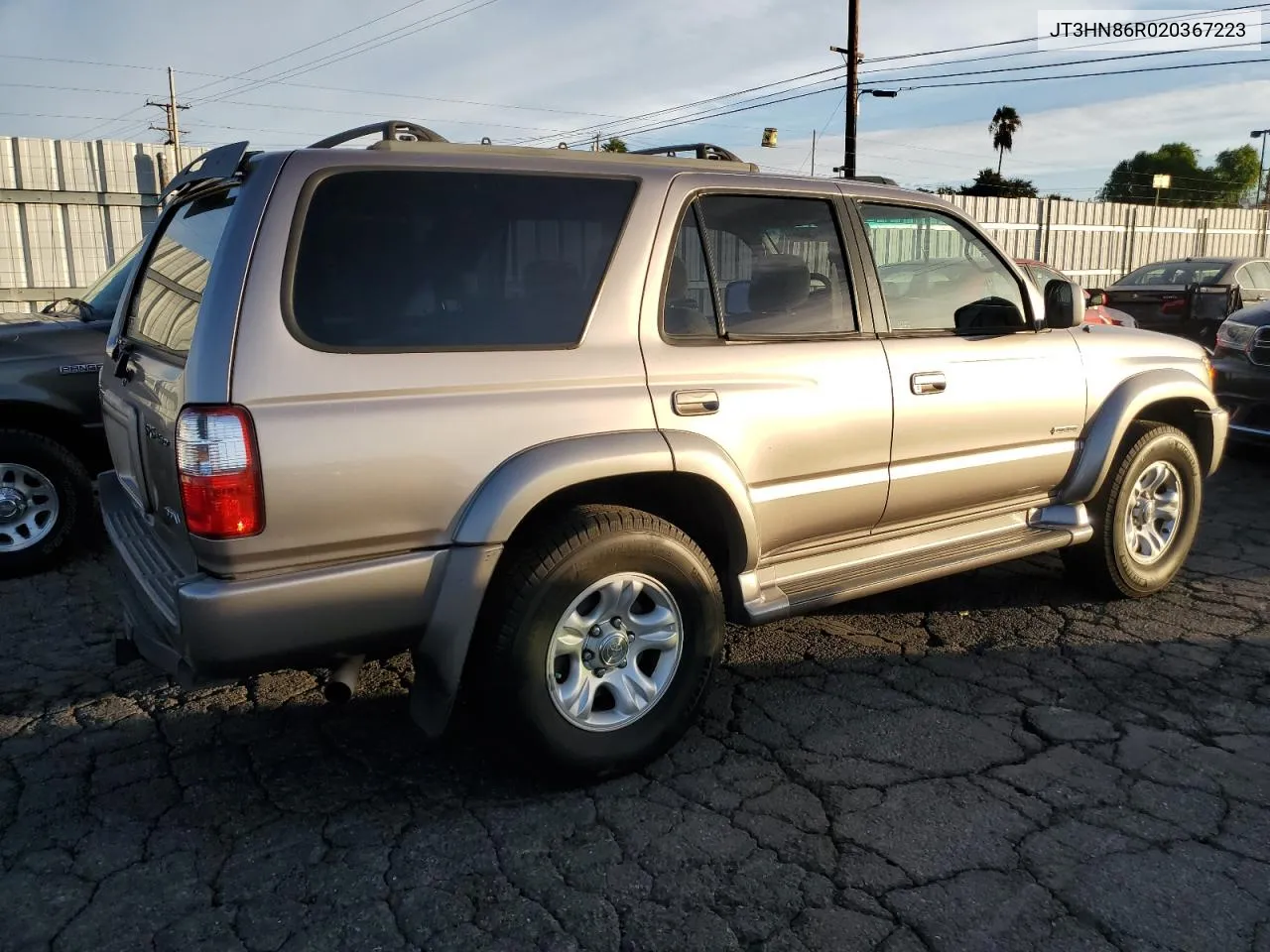 2002 Toyota 4Runner Sr5 VIN: JT3HN86R020367223 Lot: 76845604