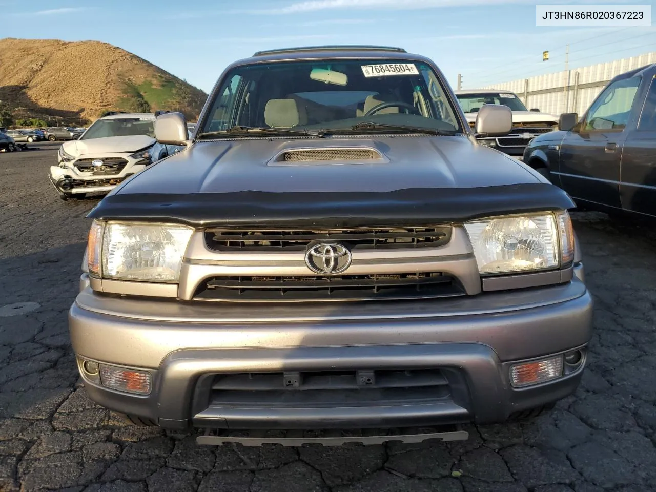 2002 Toyota 4Runner Sr5 VIN: JT3HN86R020367223 Lot: 76845604