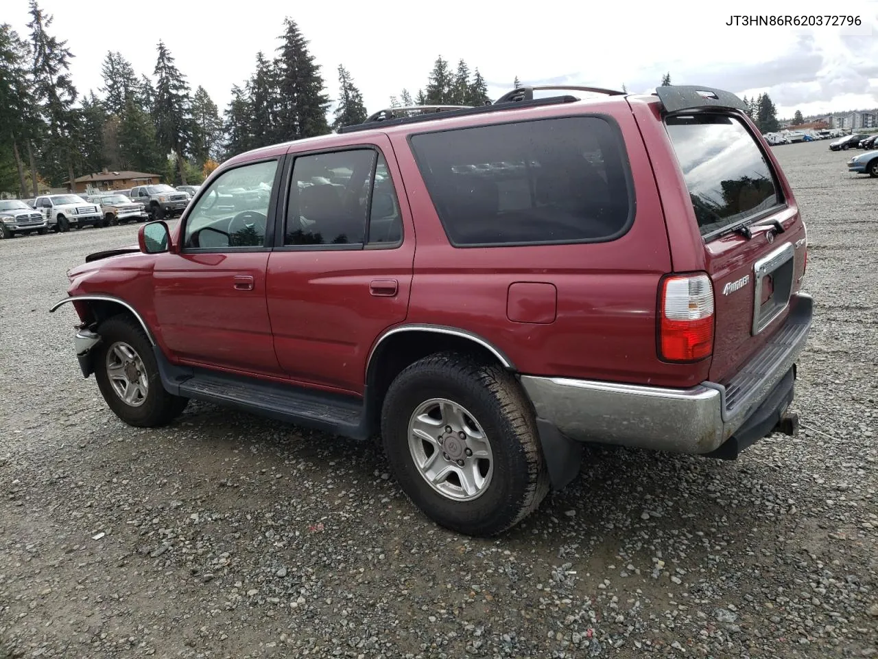 2002 Toyota 4Runner Sr5 VIN: JT3HN86R620372796 Lot: 77158274