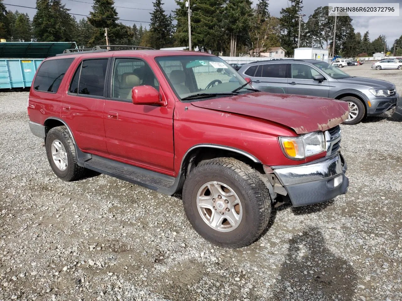 2002 Toyota 4Runner Sr5 VIN: JT3HN86R620372796 Lot: 77158274