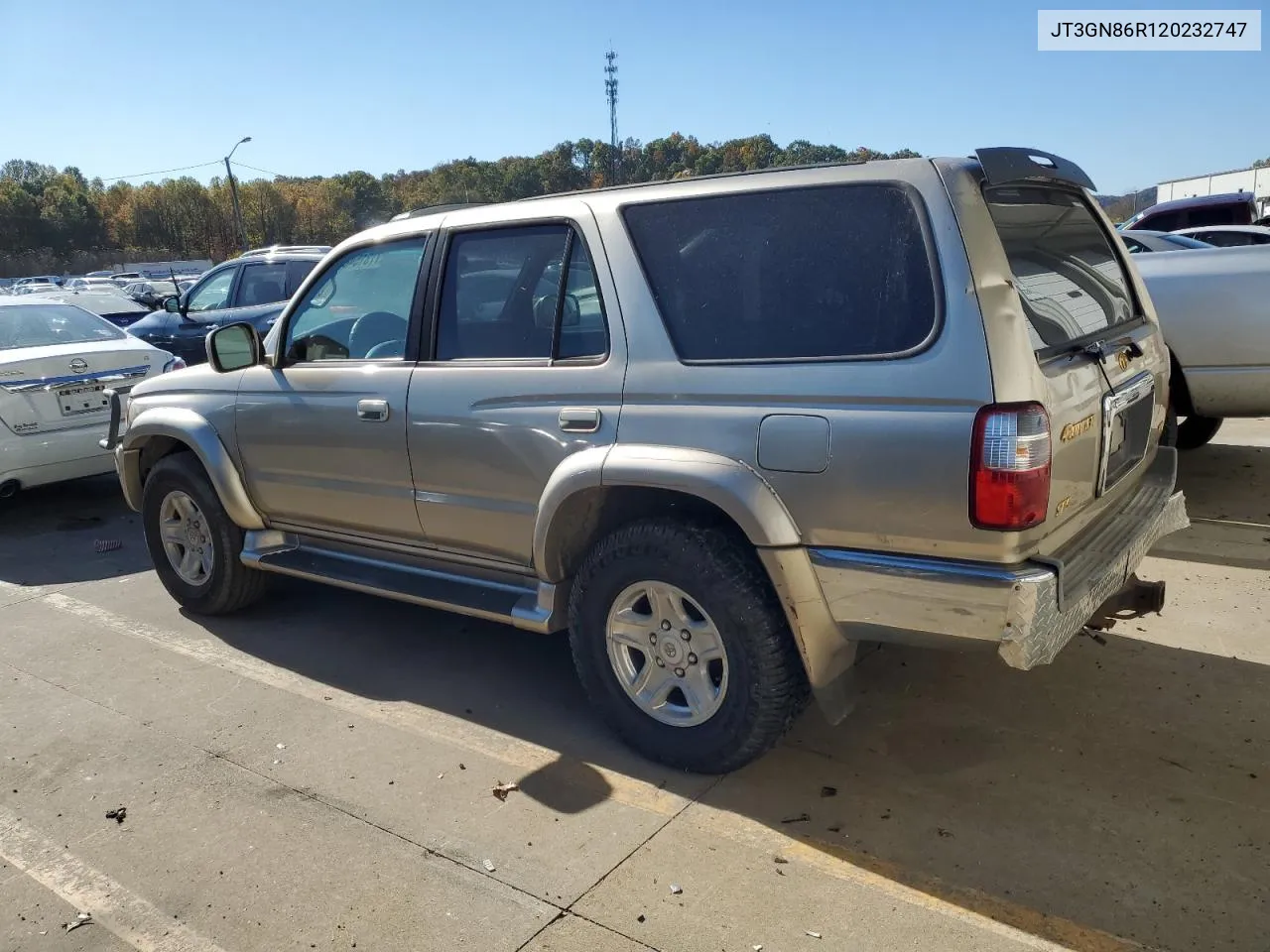 2002 Toyota 4Runner Sr5 VIN: JT3GN86R120232747 Lot: 77315484