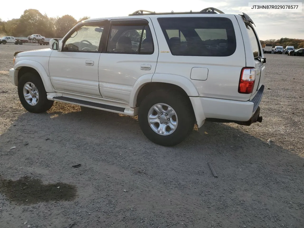 2002 Toyota 4Runner Limited VIN: JT3HN87R029078577 Lot: 78049684