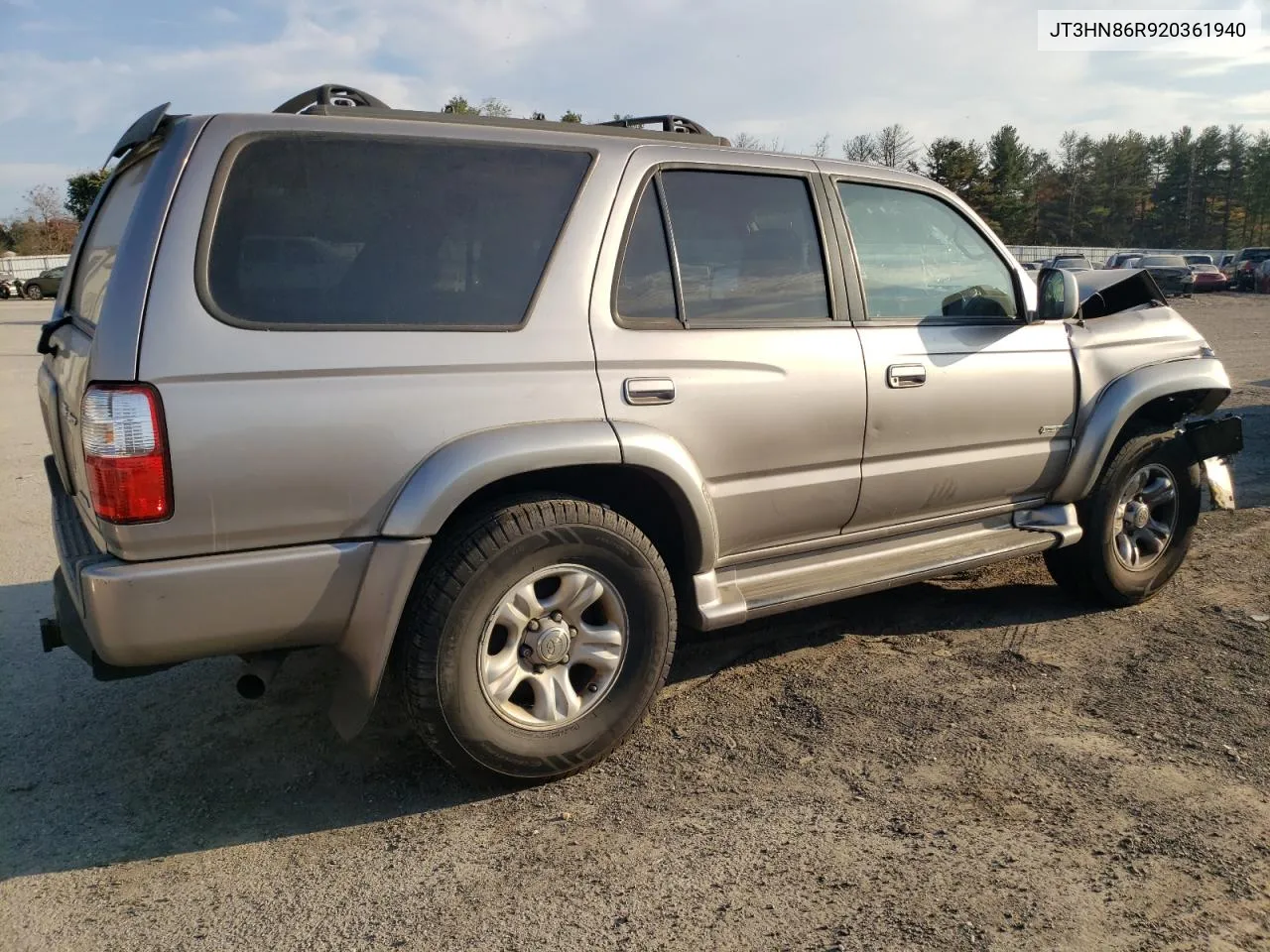 2002 Toyota 4Runner Sr5 VIN: JT3HN86R920361940 Lot: 78288424