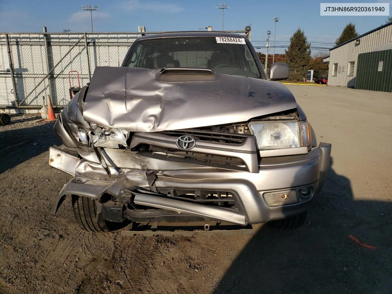 2002 Toyota 4Runner Sr5 VIN: JT3HN86R920361940 Lot: 78288424