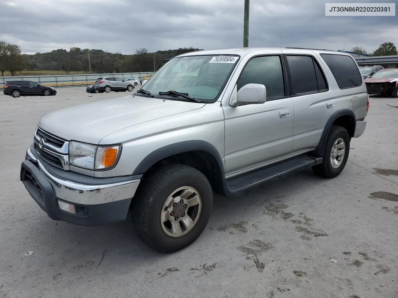 2002 Toyota 4Runner Sr5 VIN: JT3GN86R220220381 Lot: 79269504