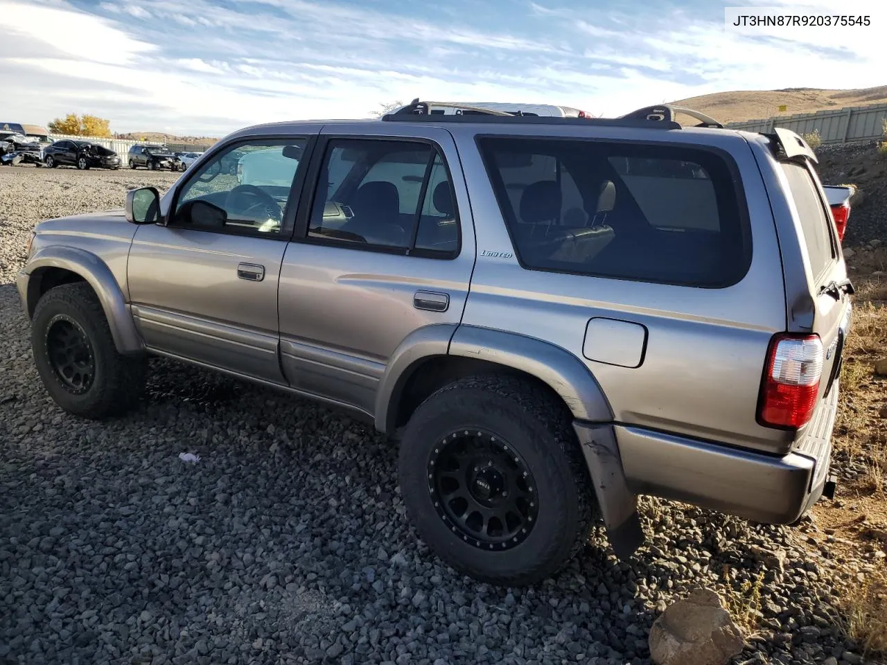 2002 Toyota 4Runner Limited VIN: JT3HN87R920375545 Lot: 80788304