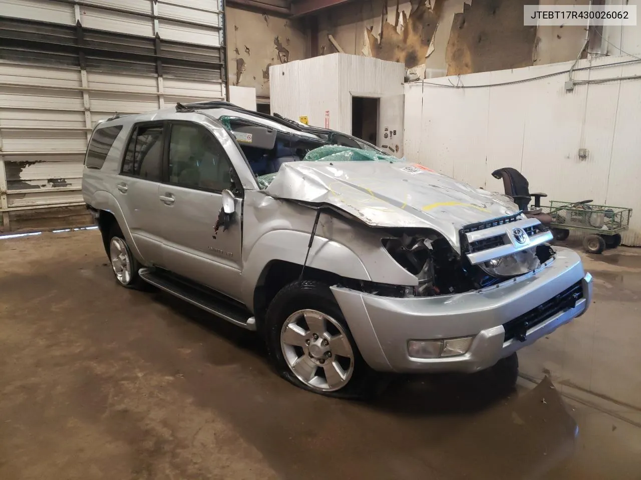 2003 Toyota 4Runner Limited VIN: JTEBT17R430026062 Lot: 41458372