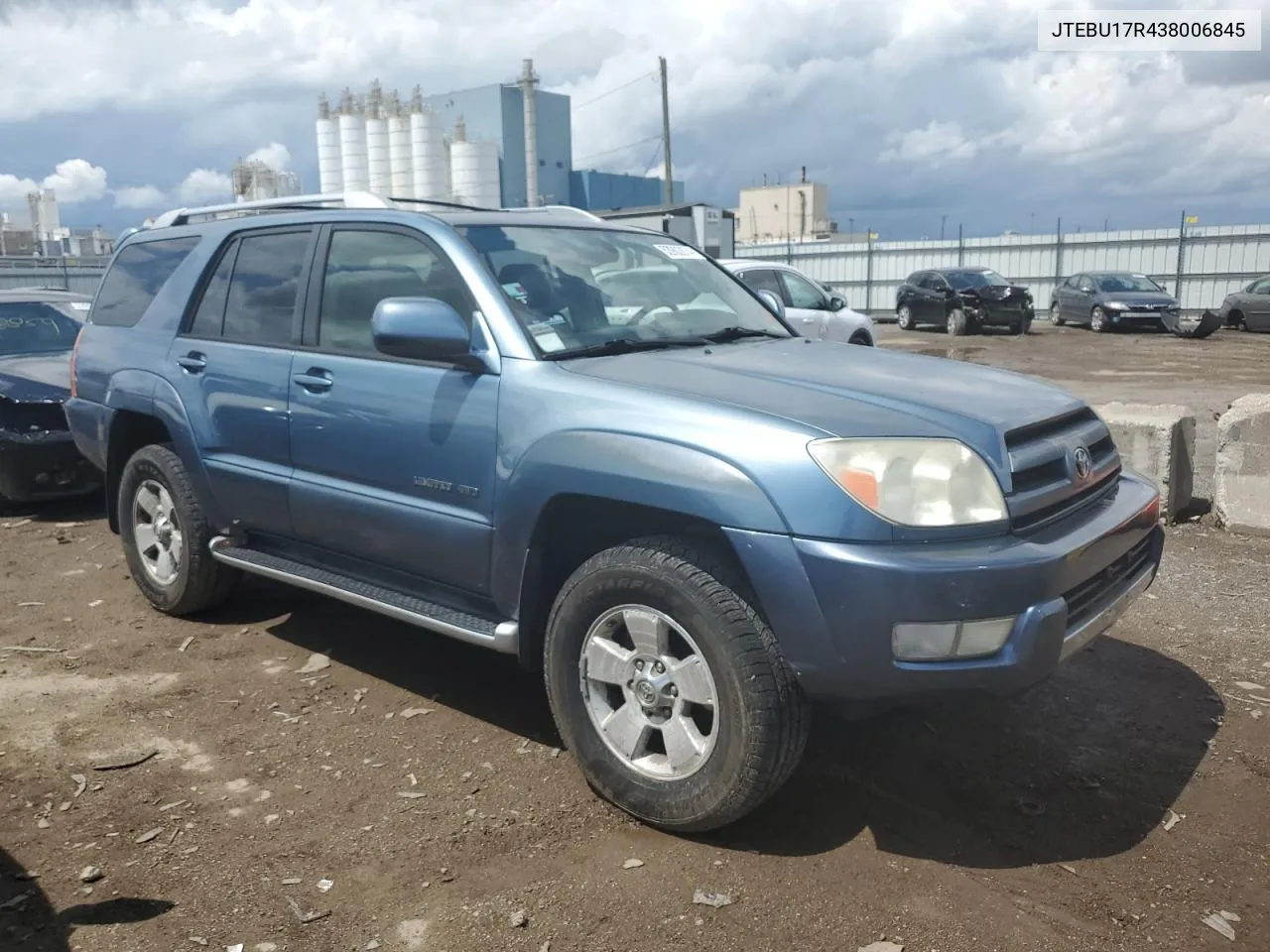 2003 Toyota 4Runner Limited VIN: JTEBU17R438006845 Lot: 53902874