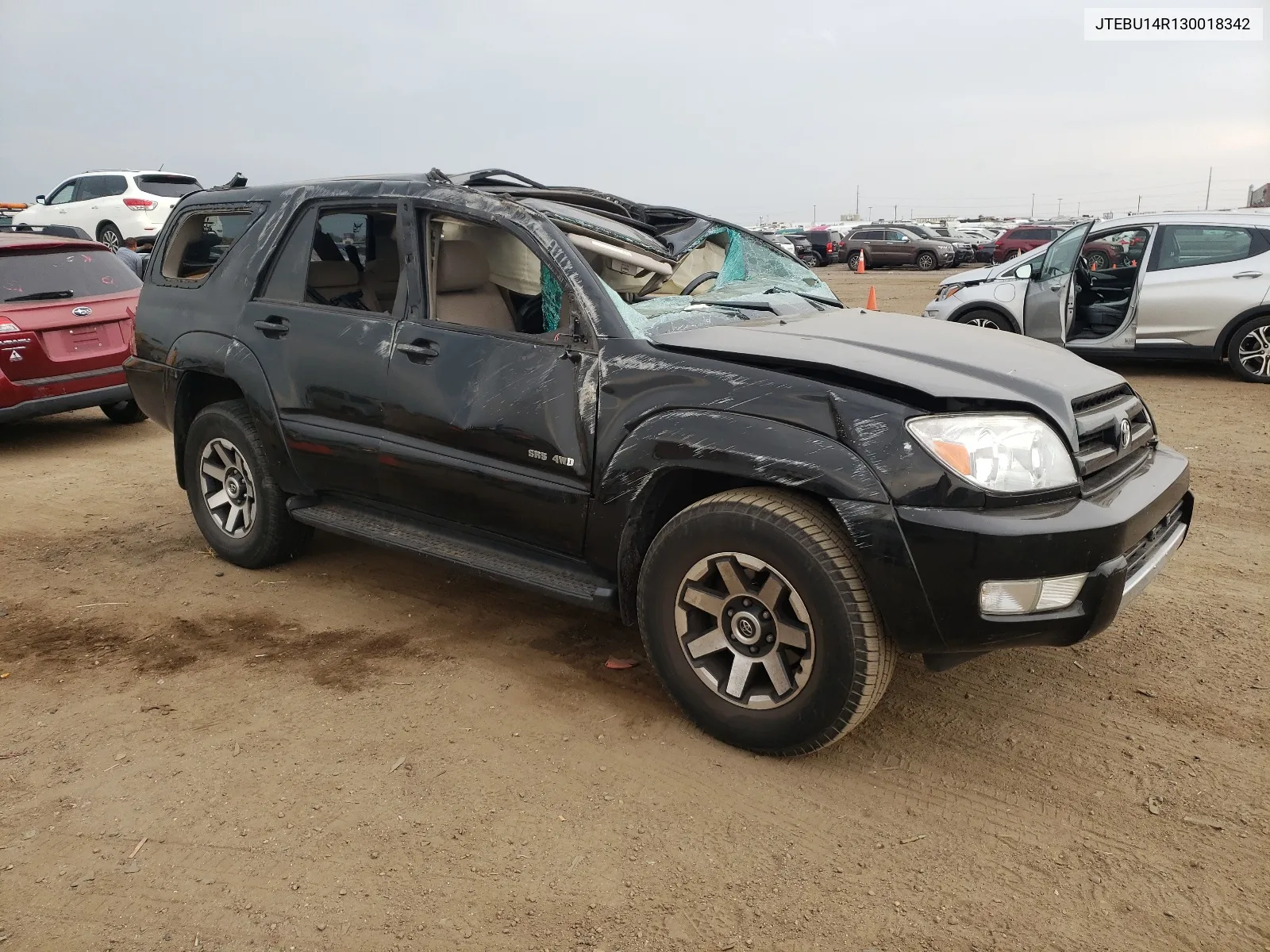 2003 Toyota 4Runner Sr5 VIN: JTEBU14R130018342 Lot: 58920634