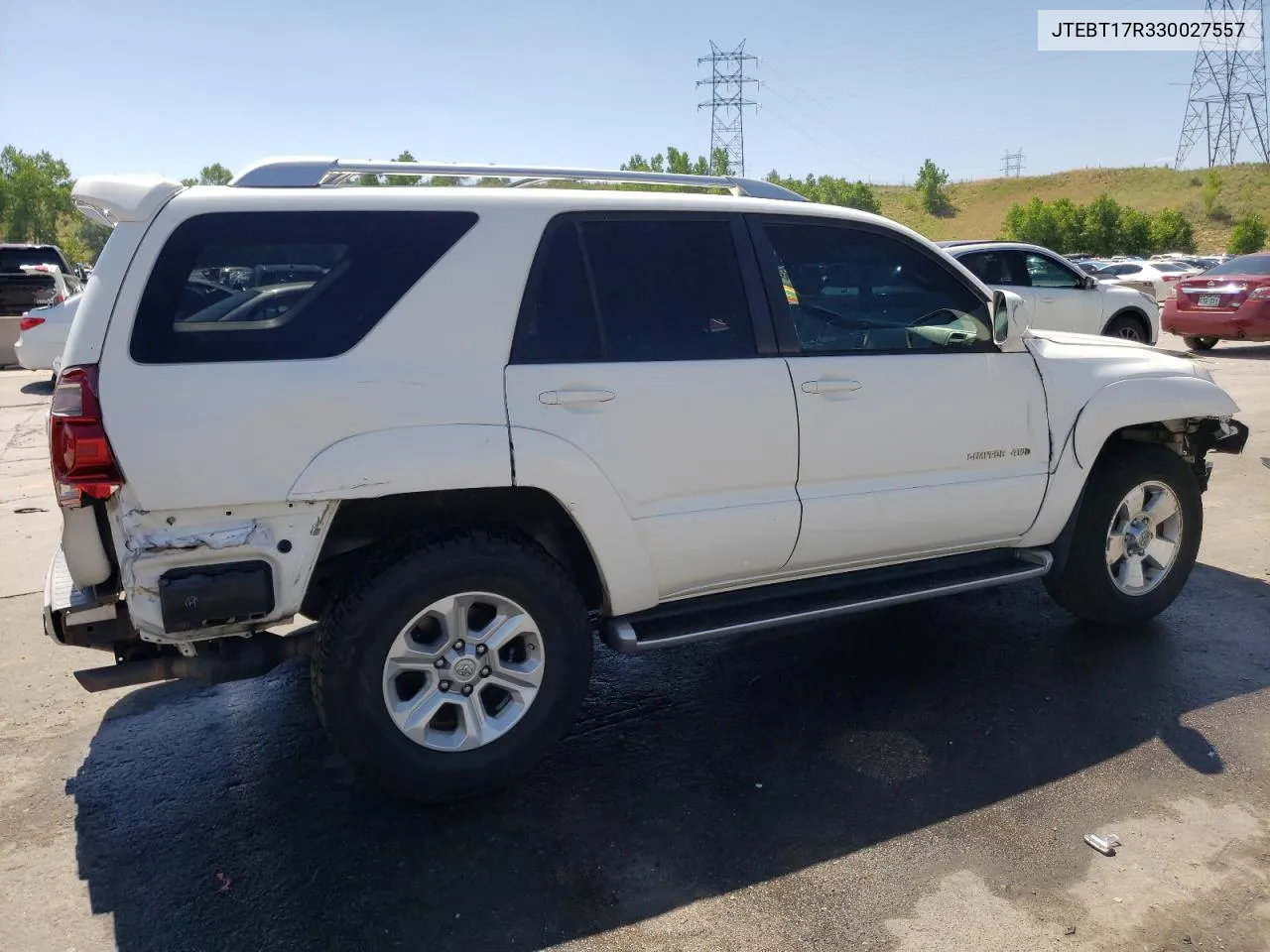 2003 Toyota 4Runner Limited VIN: JTEBT17R330027557 Lot: 59462684