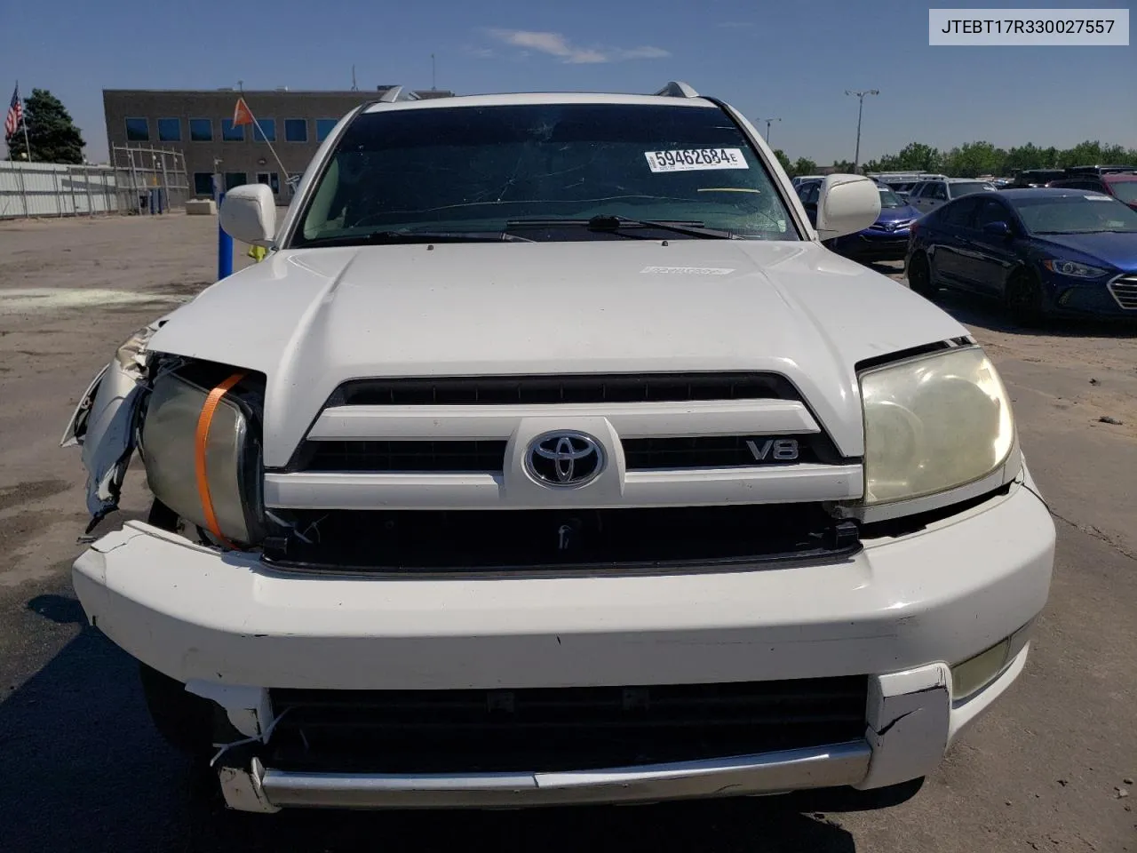 2003 Toyota 4Runner Limited VIN: JTEBT17R330027557 Lot: 59462684