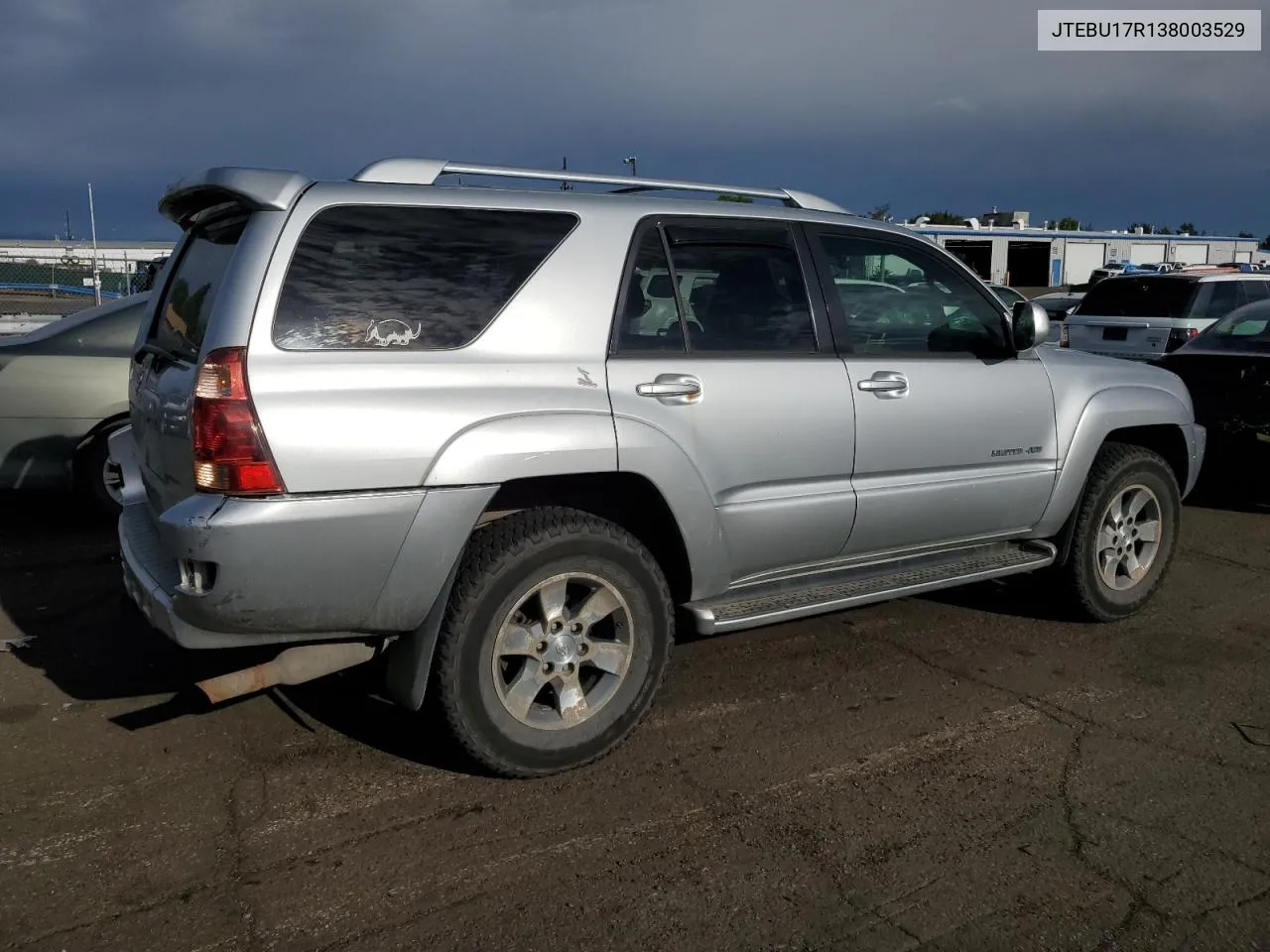 2003 Toyota 4Runner Limited VIN: JTEBU17R138003529 Lot: 60641884