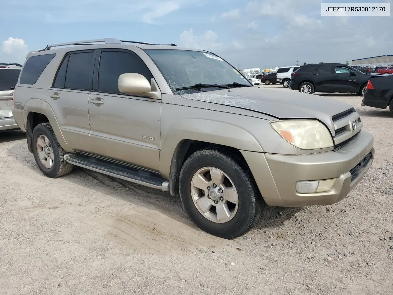 2003 Toyota 4Runner Limited VIN: JTEZT17R530012170 Lot: 61891364