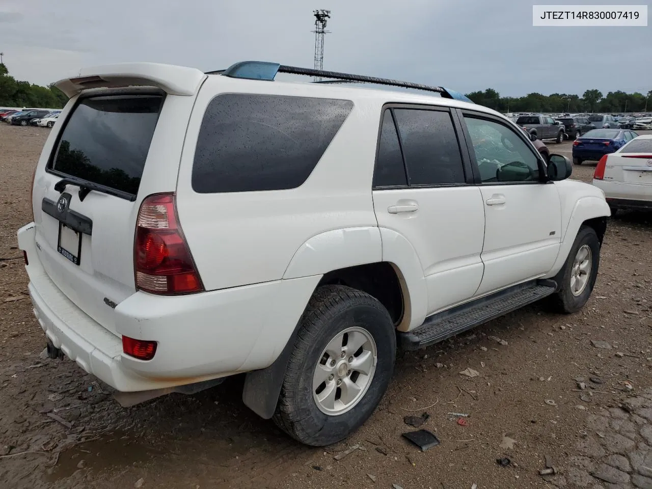 2003 Toyota 4Runner Sr5 VIN: JTEZT14R830007419 Lot: 63133414