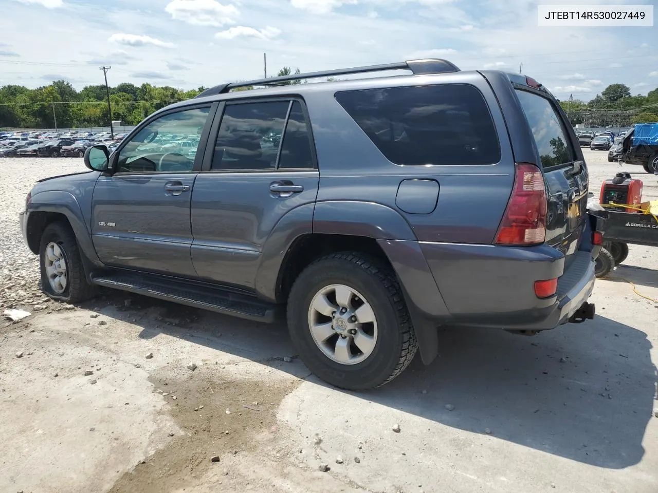 2003 Toyota 4Runner Sr5 VIN: JTEBT14R530027449 Lot: 66860994