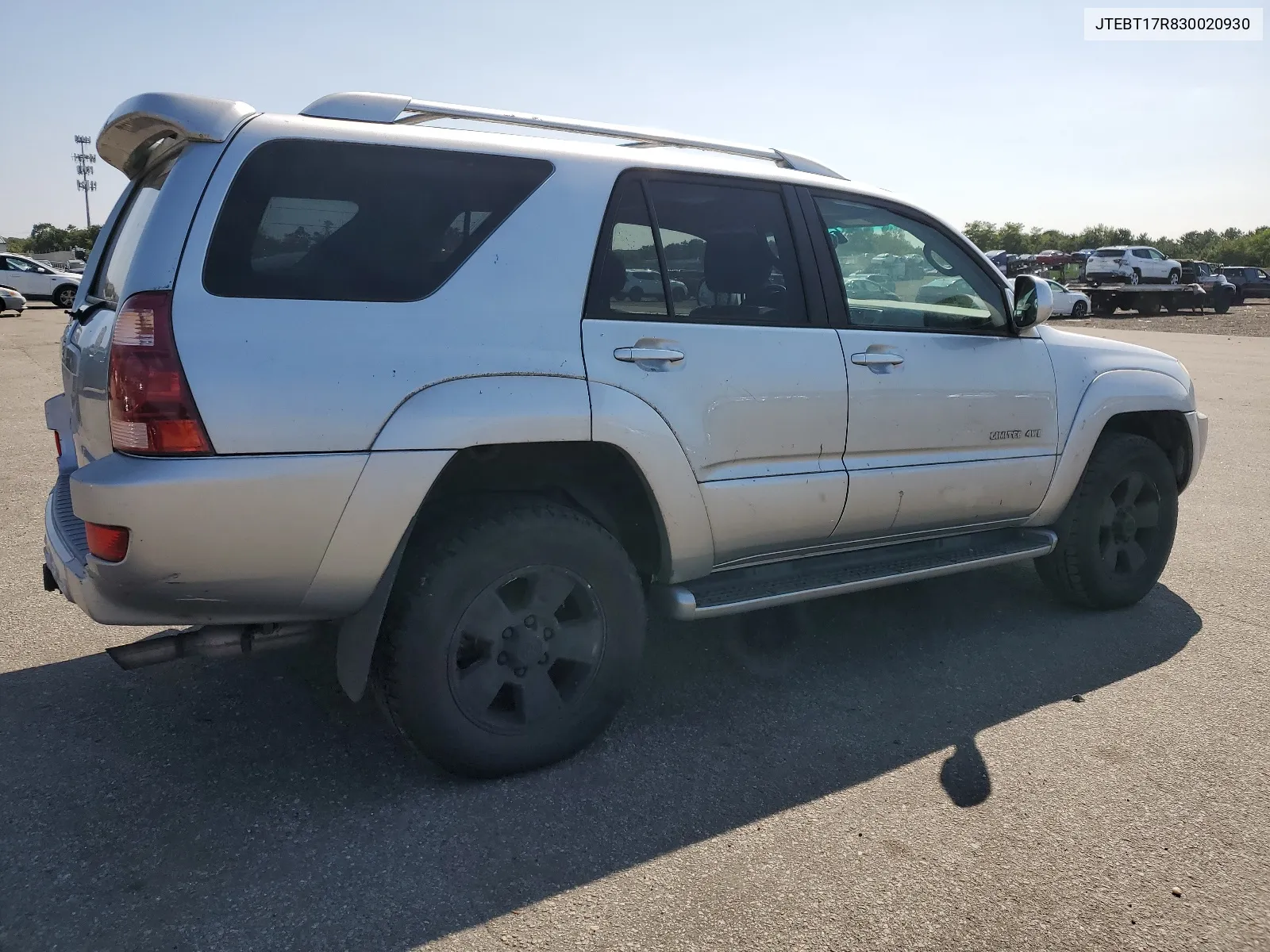 2003 Toyota 4Runner Limited VIN: JTEBT17R830020930 Lot: 68533934