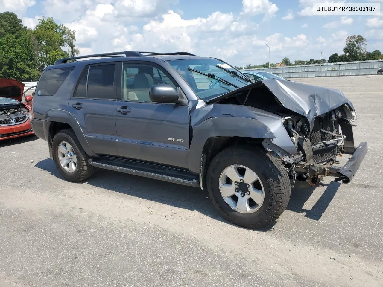 2003 Toyota 4Runner Sr5 VIN: JTEBU14R438003187 Lot: 69173314