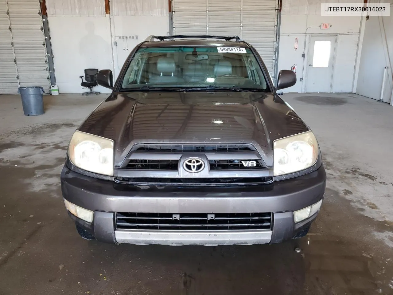 2003 Toyota 4Runner Limited VIN: JTEBT17RX30016023 Lot: 69984114