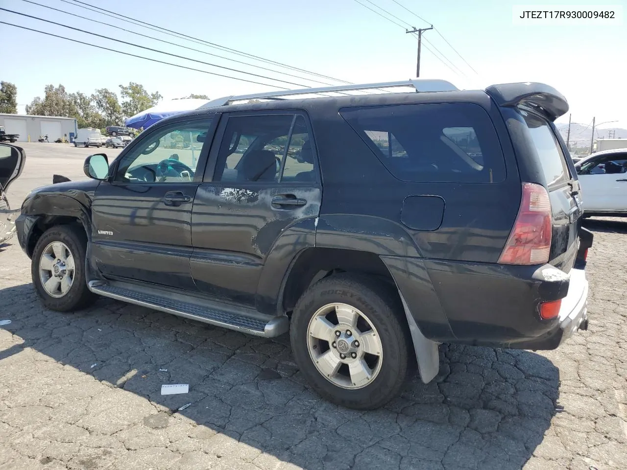 2003 Toyota 4Runner Limited VIN: JTEZT17R930009482 Lot: 70022814