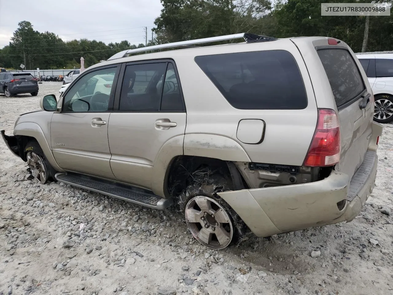 2003 Toyota 4Runner Limited VIN: JTEZU17R830009888 Lot: 70057044