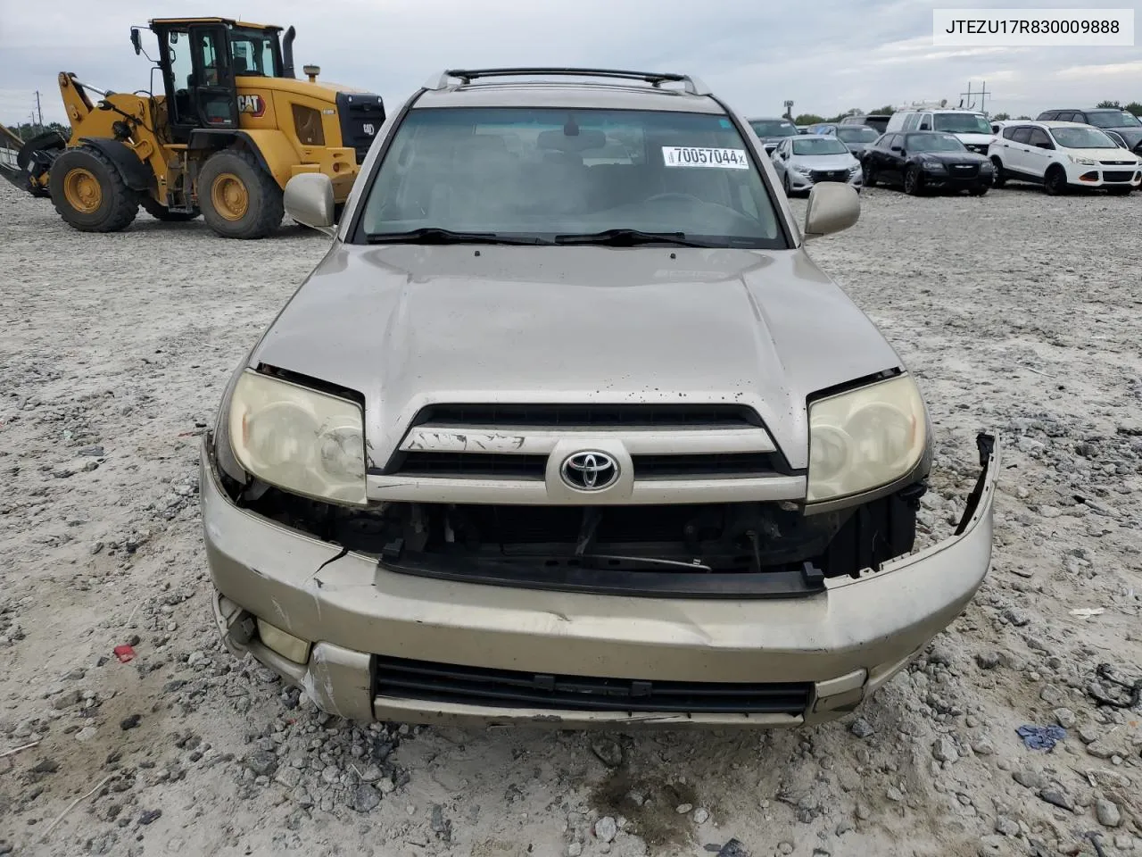 2003 Toyota 4Runner Limited VIN: JTEZU17R830009888 Lot: 70057044