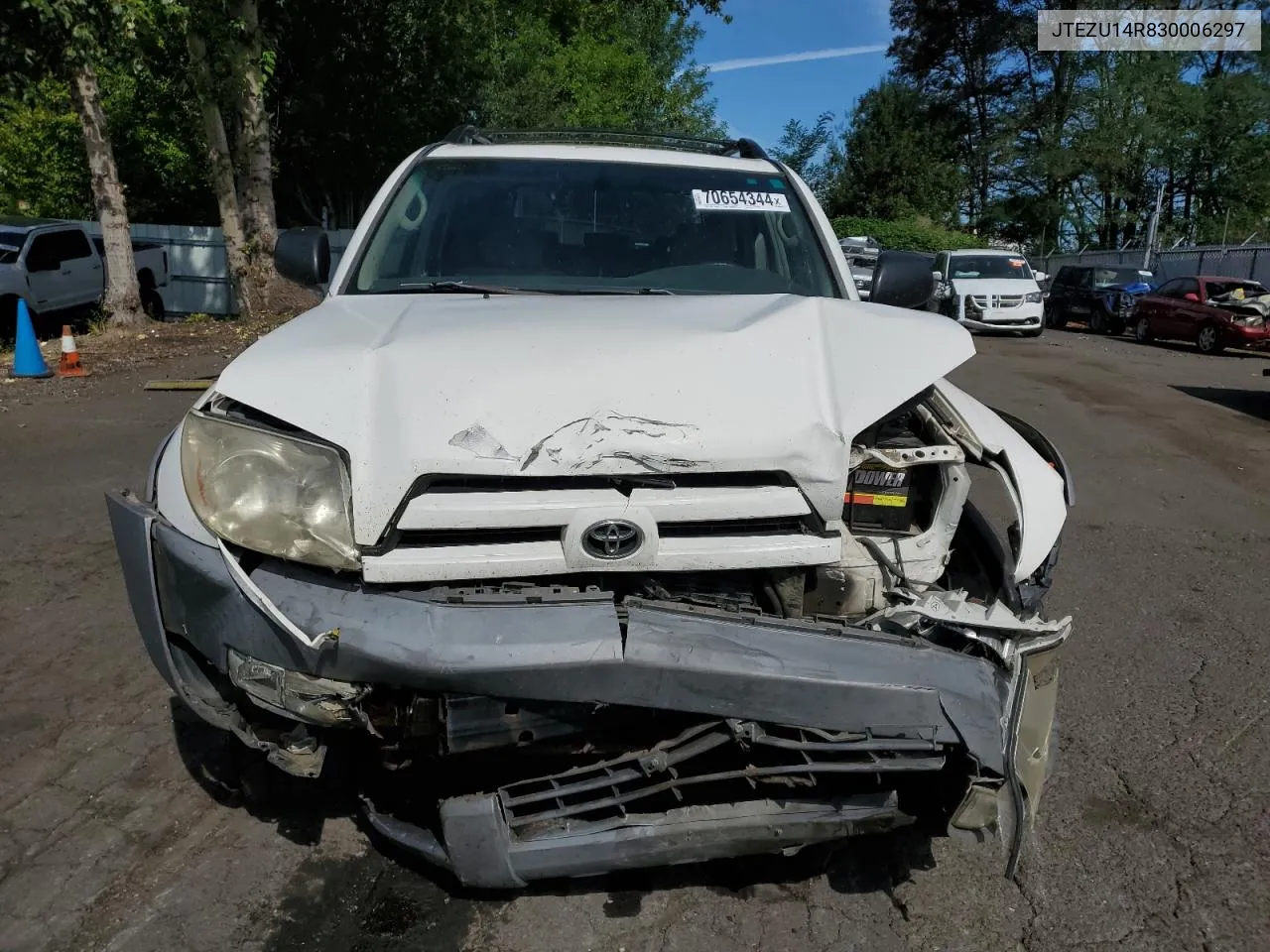 2003 Toyota 4Runner Sr5 VIN: JTEZU14R830006297 Lot: 70654344