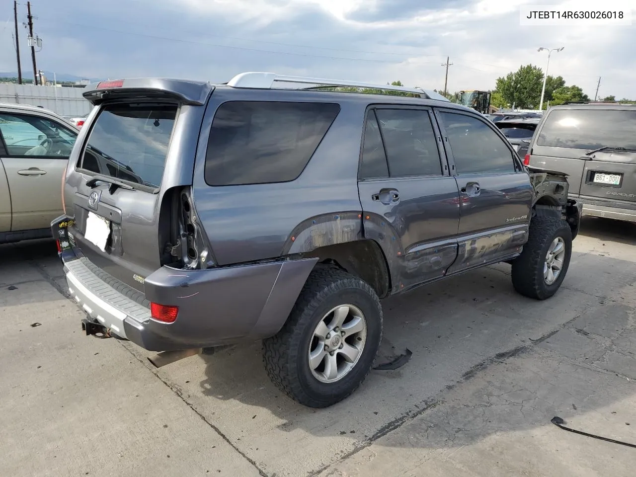 2003 Toyota 4Runner Sr5 VIN: JTEBT14R630026018 Lot: 71017314