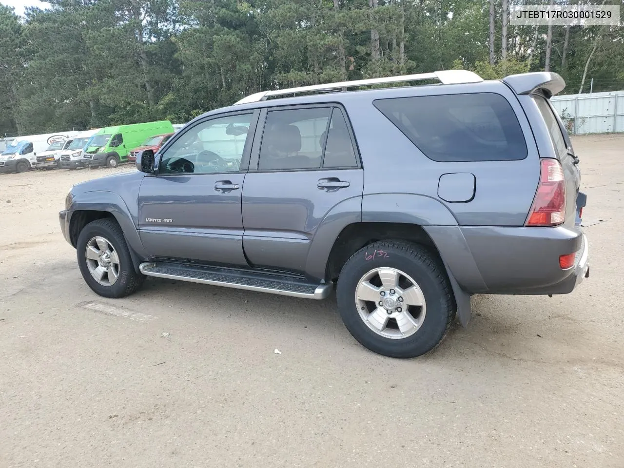 2003 Toyota 4Runner Limited VIN: JTEBT17R030001529 Lot: 71389814