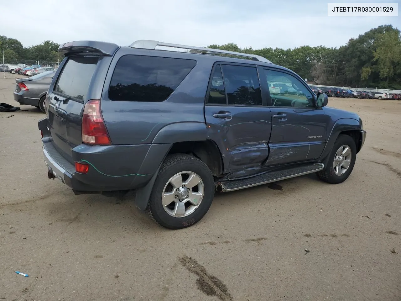 2003 Toyota 4Runner Limited VIN: JTEBT17R030001529 Lot: 71389814