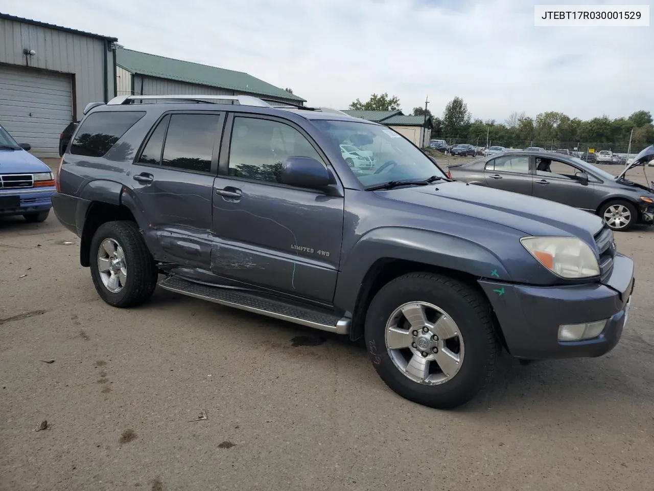 2003 Toyota 4Runner Limited VIN: JTEBT17R030001529 Lot: 71389814