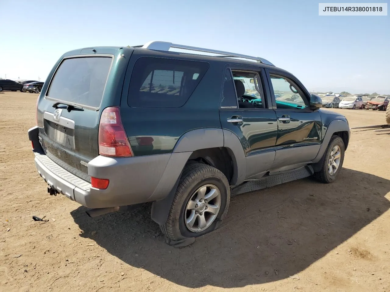 2003 Toyota 4Runner Sr5 VIN: JTEBU14R338001818 Lot: 71620954