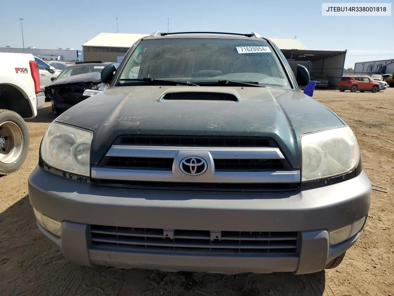 2003 Toyota 4Runner Sr5 VIN: JTEBU14R338001818 Lot: 71620954