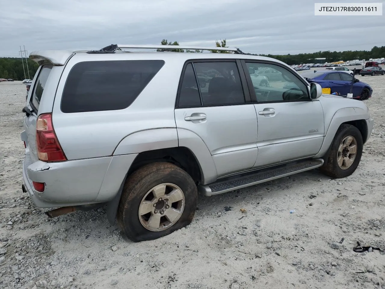 2003 Toyota 4Runner Limited VIN: JTEZU17R830011611 Lot: 71767054