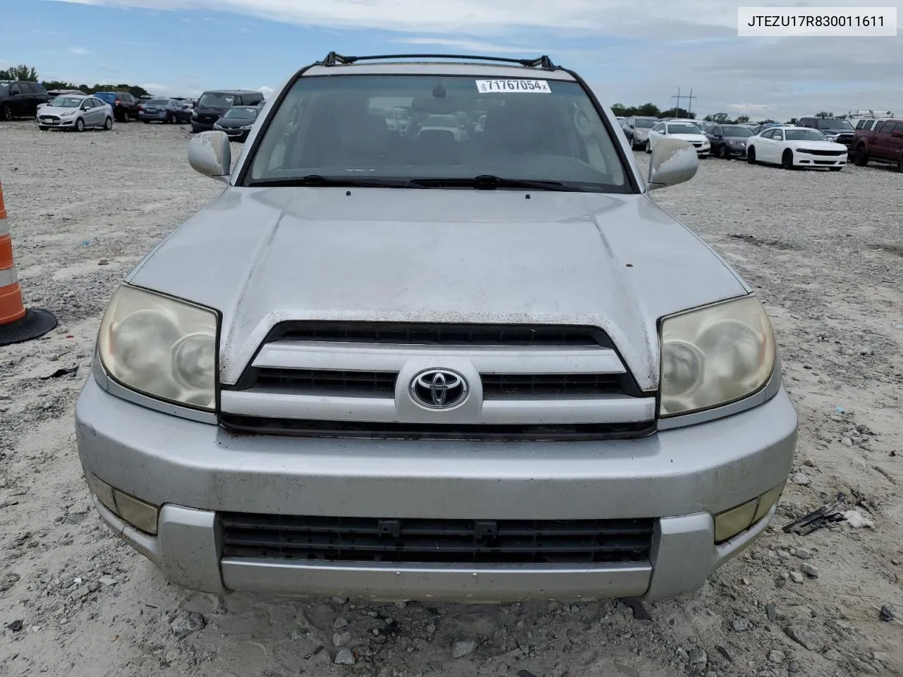 2003 Toyota 4Runner Limited VIN: JTEZU17R830011611 Lot: 71767054