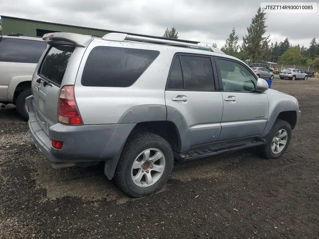 2003 Toyota 4Runner Sr5 VIN: JTEZT14R930010085 Lot: 71853114