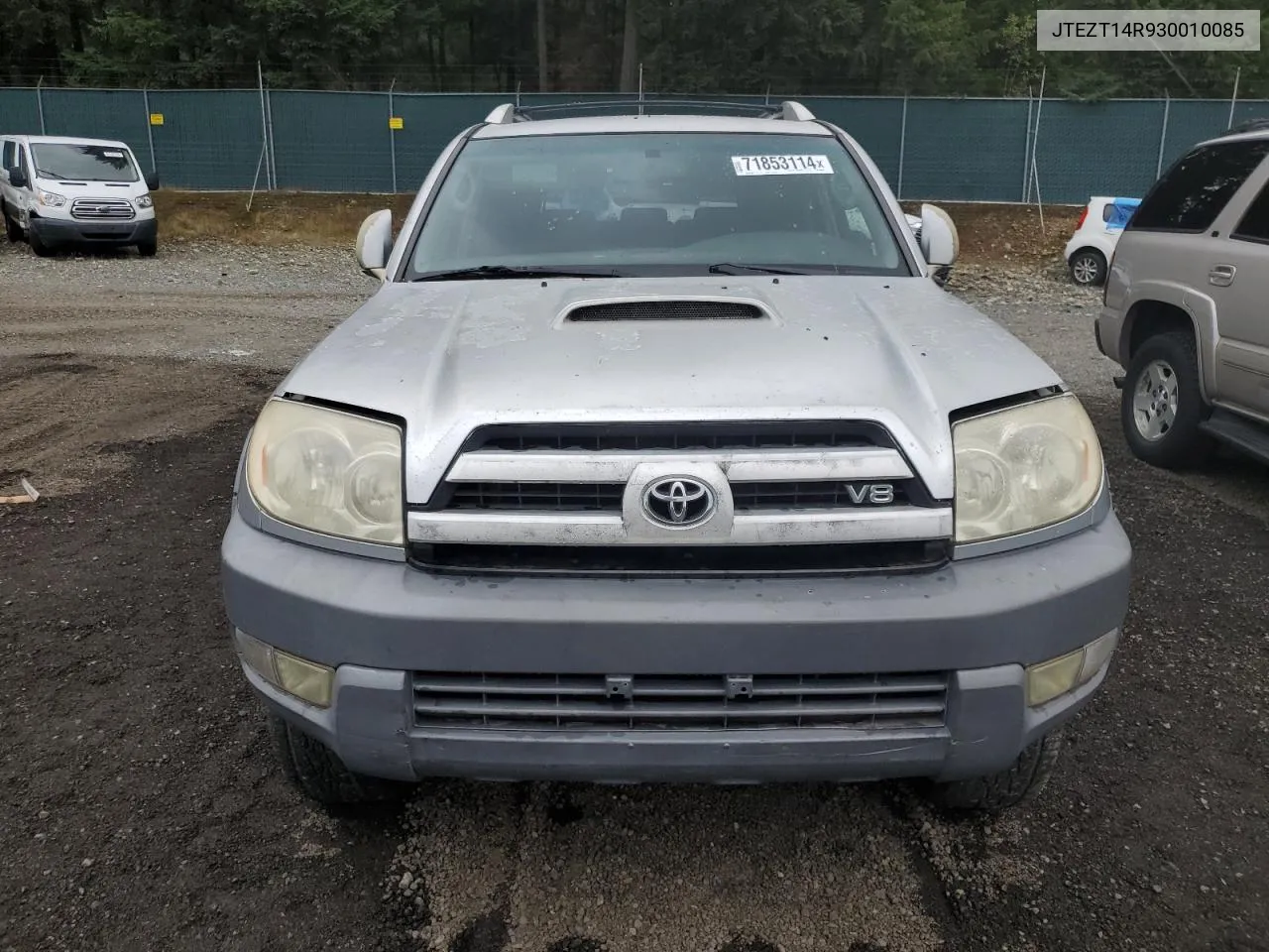 2003 Toyota 4Runner Sr5 VIN: JTEZT14R930010085 Lot: 71853114