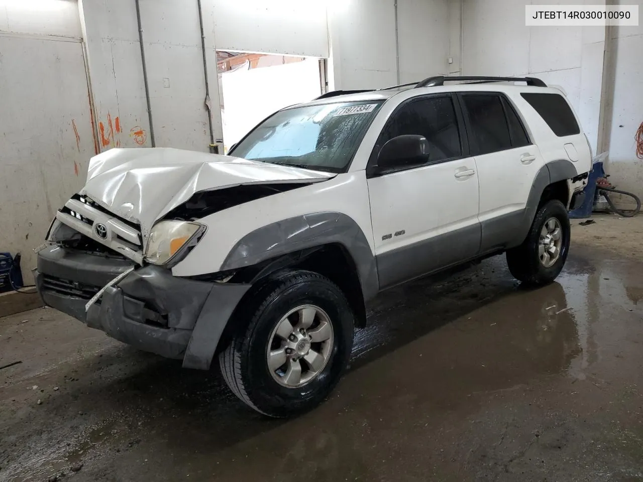 2003 Toyota 4Runner Sr5 VIN: JTEBT14R030010090 Lot: 71977334