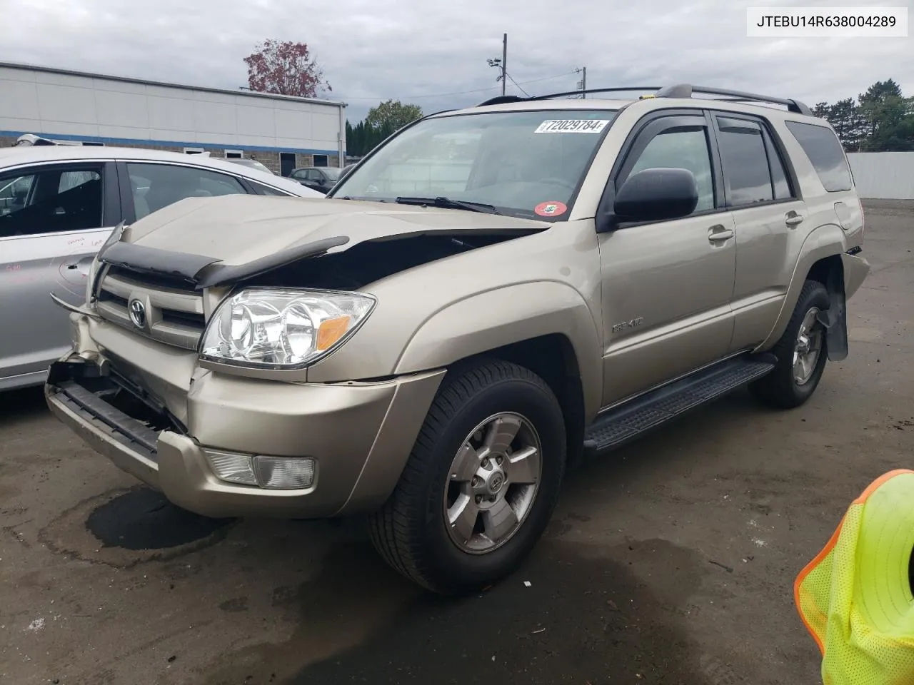 2003 Toyota 4Runner Sr5 VIN: JTEBU14R638004289 Lot: 72029784