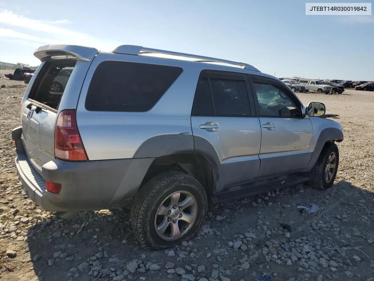 2003 Toyota 4Runner Sr5 VIN: JTEBT14R030019842 Lot: 72275554