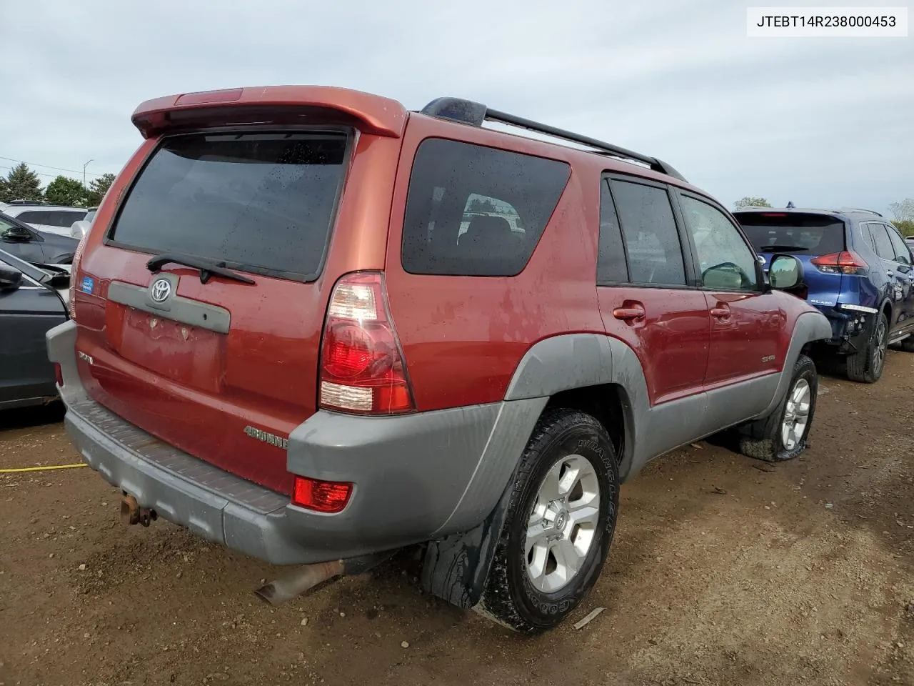 2003 Toyota 4Runner Sr5 VIN: JTEBT14R238000453 Lot: 72551734