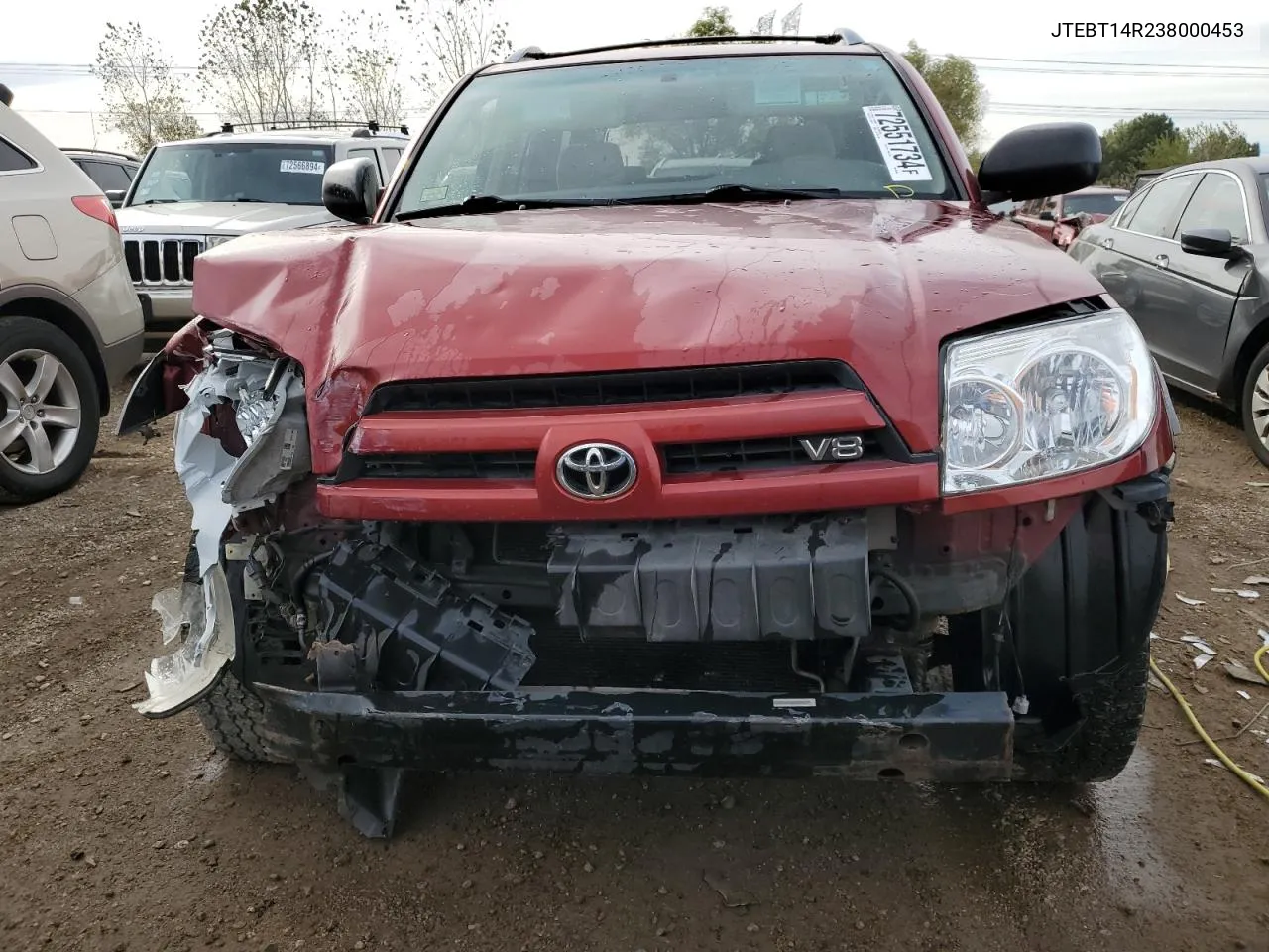 2003 Toyota 4Runner Sr5 VIN: JTEBT14R238000453 Lot: 72551734