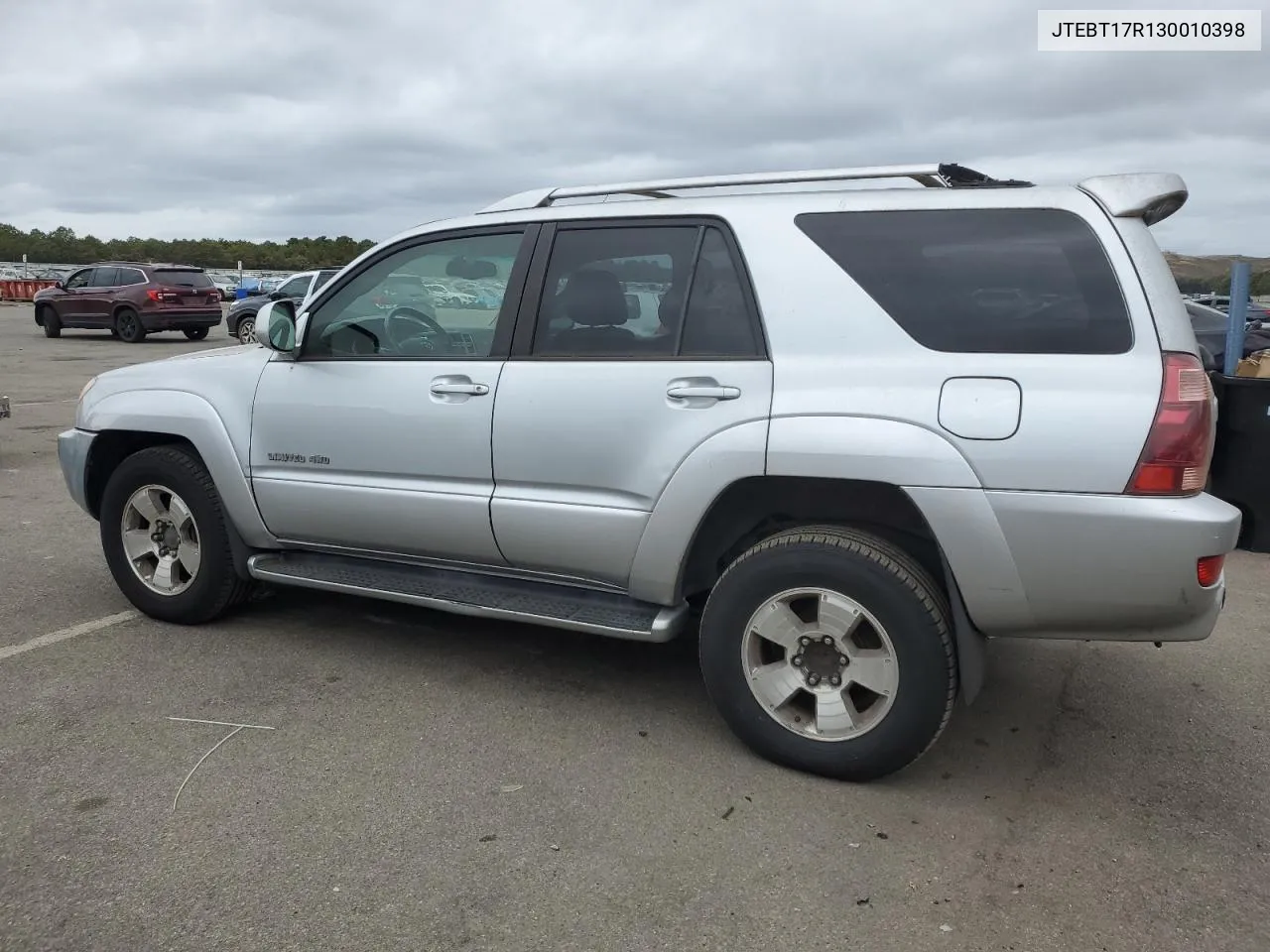 2003 Toyota 4Runner Limited VIN: JTEBT17R130010398 Lot: 72749254