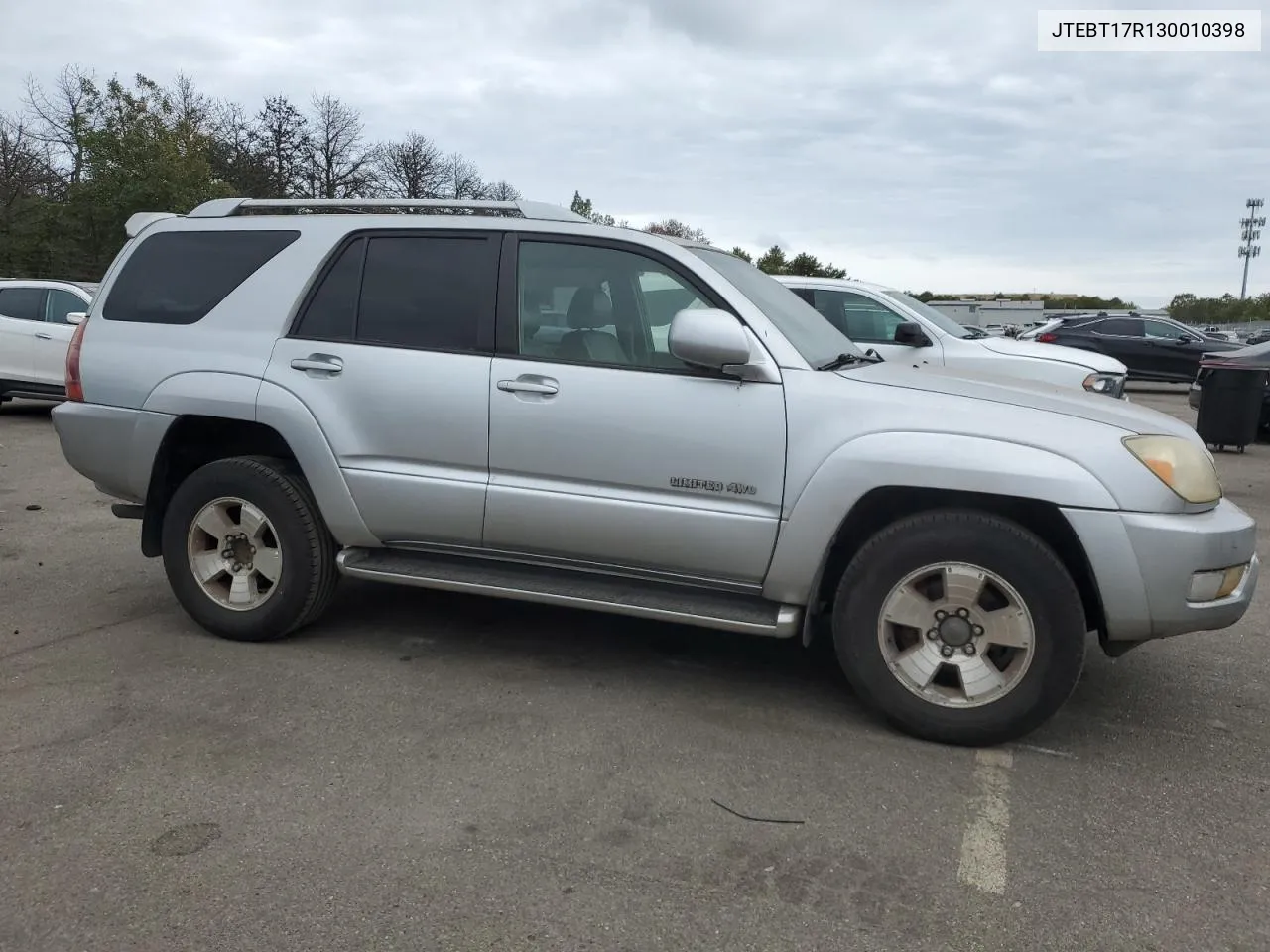 2003 Toyota 4Runner Limited VIN: JTEBT17R130010398 Lot: 72749254