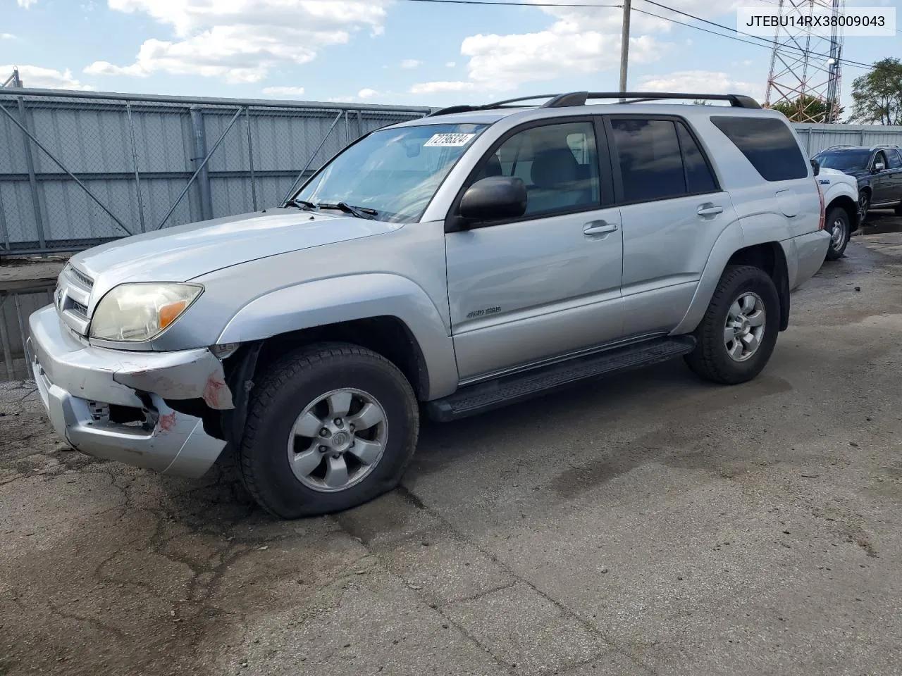 2003 Toyota 4Runner Sr5 VIN: JTEBU14RX38009043 Lot: 72796324