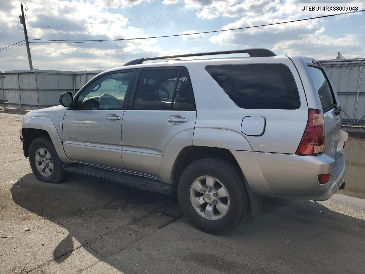 2003 Toyota 4Runner Sr5 VIN: JTEBU14RX38009043 Lot: 72796324