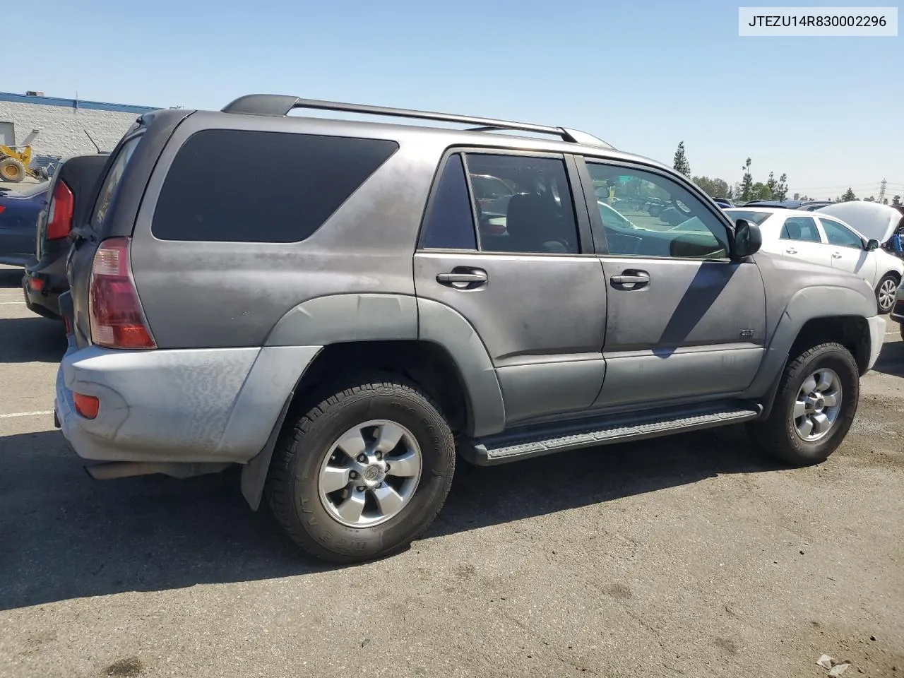 2003 Toyota 4Runner Sr5 VIN: JTEZU14R830002296 Lot: 72856464