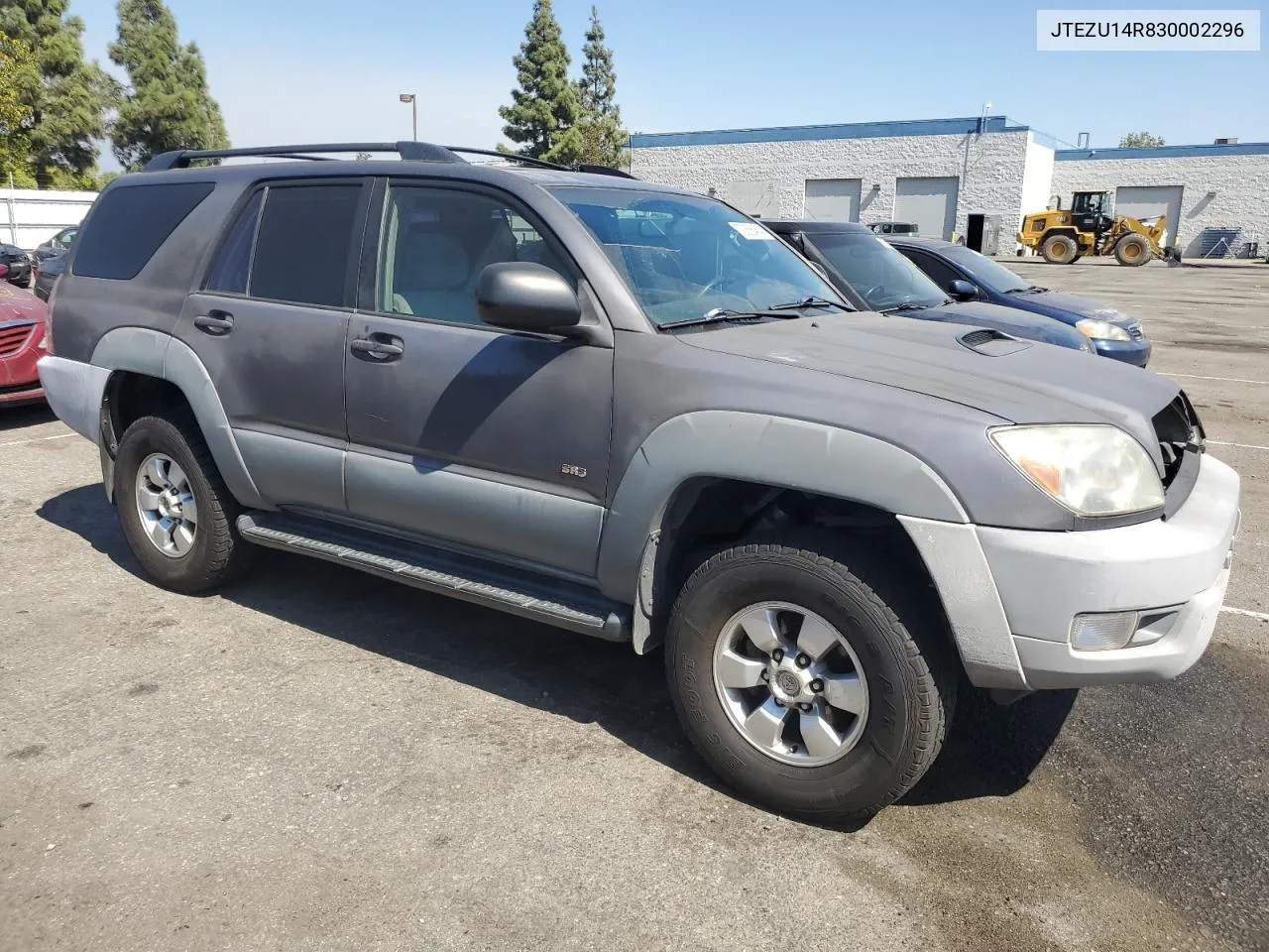 2003 Toyota 4Runner Sr5 VIN: JTEZU14R830002296 Lot: 72856464