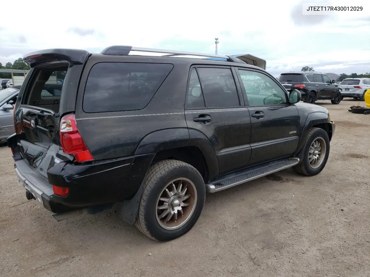 2003 Toyota 4Runner Limited VIN: JTEZT17R430012029 Lot: 72931884